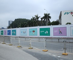 PVC施工圍擋既環(huán)保有實用，價格低廉