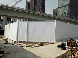 城市交通工程施工，PVC圍擋使用安裝效果更佳